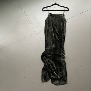 Anthropologie velvet burnout dress